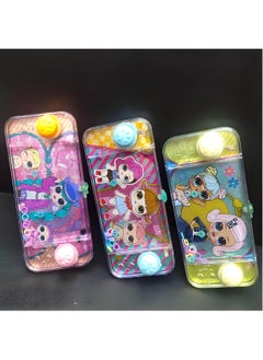 Hand Held game,Toss Ring Water Game For Kids,Multicoloured Girls Fashion Designed Water Toy,(3 PIECES)