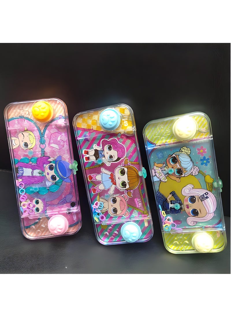 STAUD - Hand Held game,Toss Ring Water Game For Kids,Multicoloured Girls Fashion Designed Water Toy,(3 PIECES) - Image 1