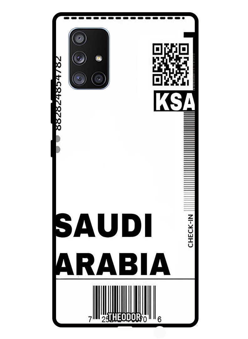 Theodor Protective Case Cover For Samsung A71 5G   Saudi boarding pass - Image 1