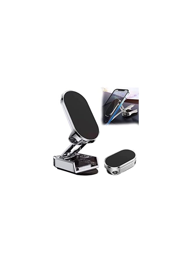 PROMASS Phone Holder for Car, [6 Strong Magnets ] Car Magnetic Phone Holder, [ 360° Rotation ] Universal Dashboard Car Mount Compatible with iPhone, Samsung, LG, GPS, Mini Tablet and More (Black) - Image 2