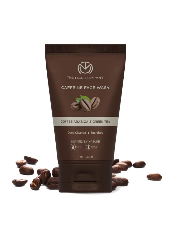 The Man Company Coffee Face Wash With Coffee Arabica And Green Tea Extracts 100 ML