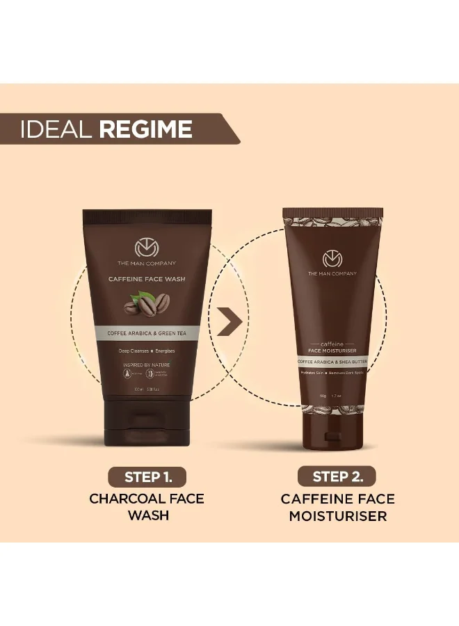 The Man Company Coffee Face Wash With Coffee Arabica And Green Tea Extracts 100 ML