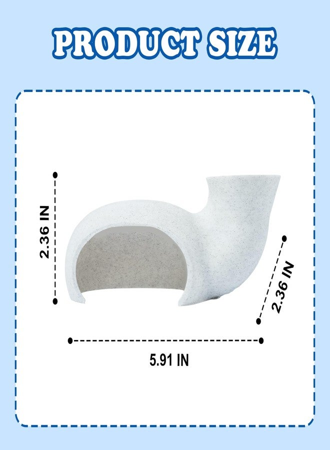 نفق حوض السمك تحت الأرض من سويرج، نفق حوض السمك على شكل كهف الروبيان، مخابئ الروبيان لحوض السمك، إكسسوارات تزيين حوض سمك البيتا (مخبأ ب) - Image 2