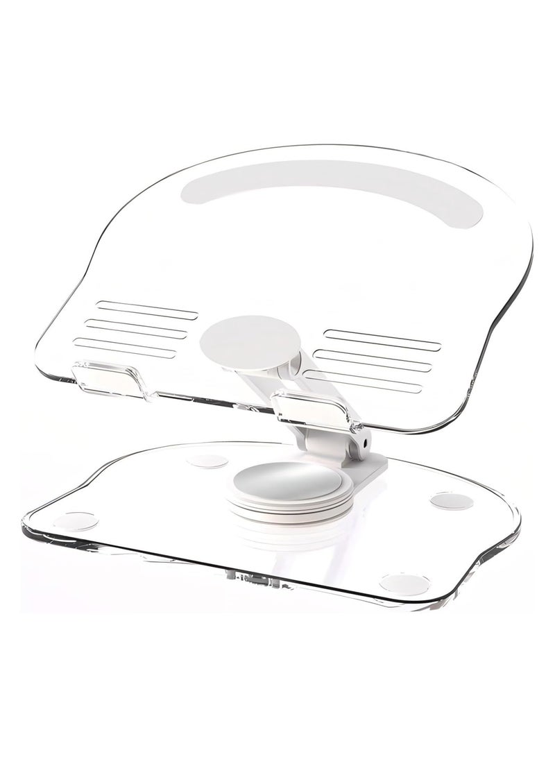 Digipace Tablet Stand,360 Degree Rotating Mobile Tablet Stand, Adjustable Tablet Holder-Adjustable Foldable Desktop Table Holder Stand Base,Multi-Angle, Non-Slip Silicone Base,Portable iPad Stand for Desk - Image 2