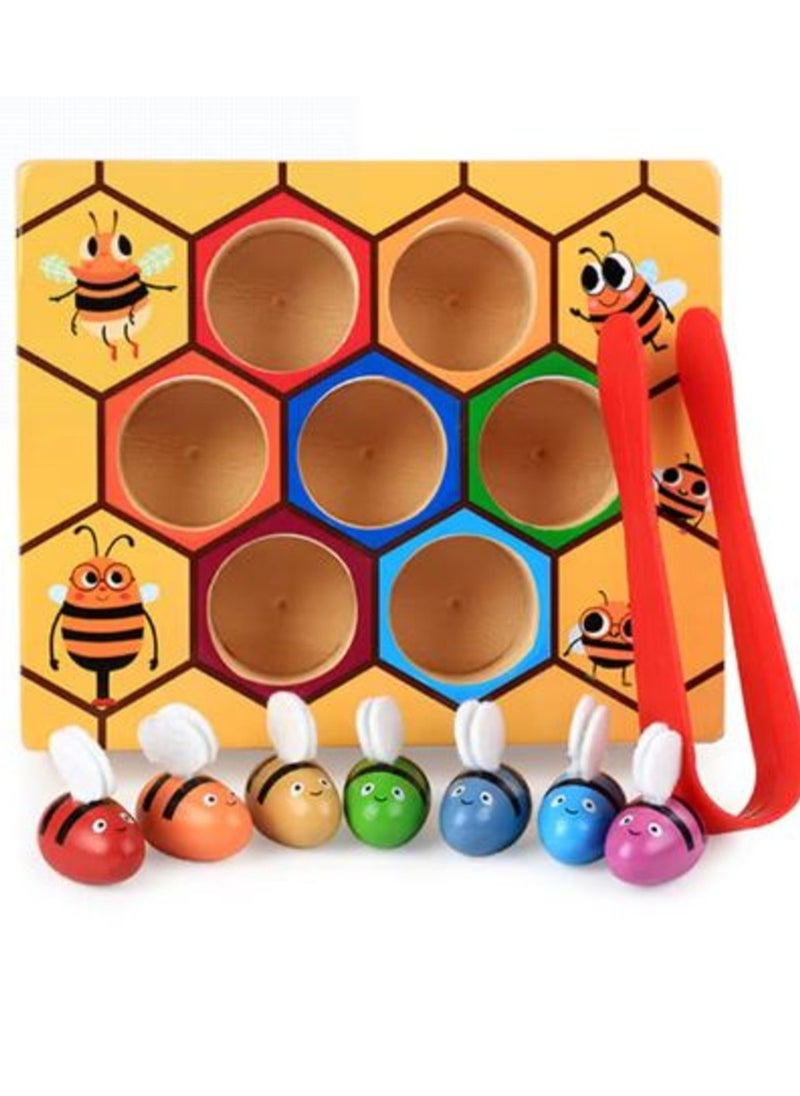 HASSM - Wooden Bee Catching Game - Image 1