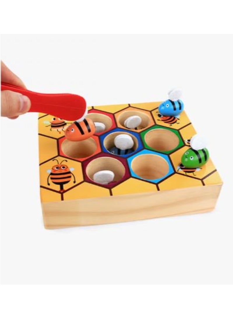 HASSM - Wooden Bee Catching Game - Image 1