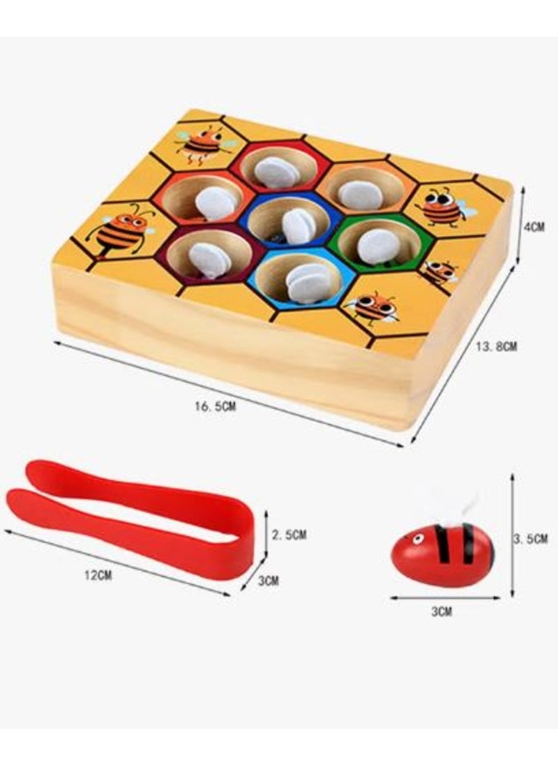 HASSM - Wooden Bee Catching Game - Image 1