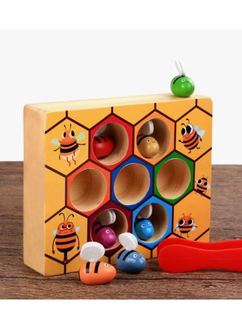 HASSM - Wooden Bee Catching Game - Image 1