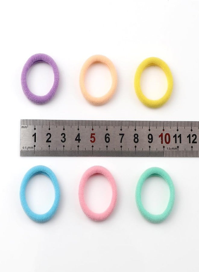 Fairytale Small Elastic Ponytails Holder Kids Girls Hair Rubber Scrunchies Bands Neon,Pestal,Dark Pestal. Pack Of 66 pcs. (Neon) - Image 4