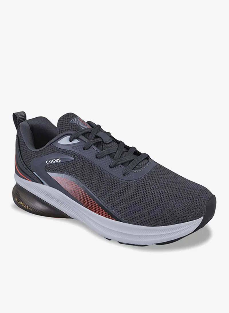 CAMPUS Men Bonus Memory Foam Lace-Up Running-DGry-FOrg