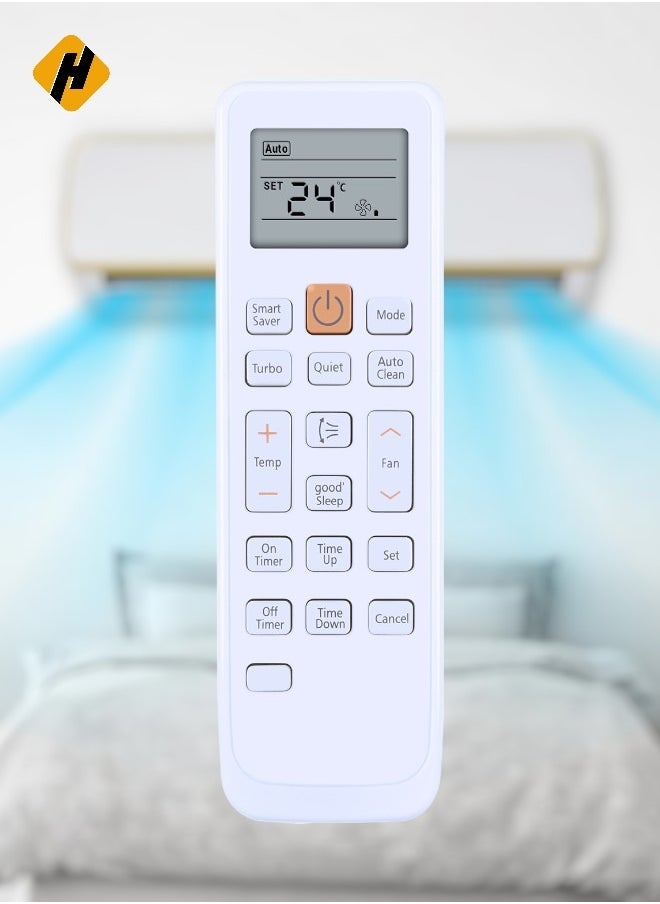 HuHa - New Remote Control Use for Samsung DB93-11489L DB63-02827A DB93-11115U DB93-11115K KT3X002 KT3X00 Air Conditioner Conditioning - Image 1