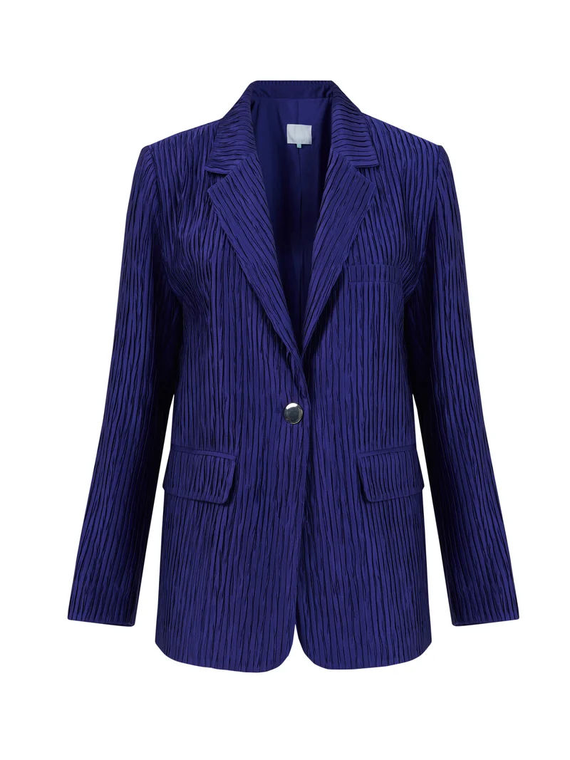 leem Plisse Blazer