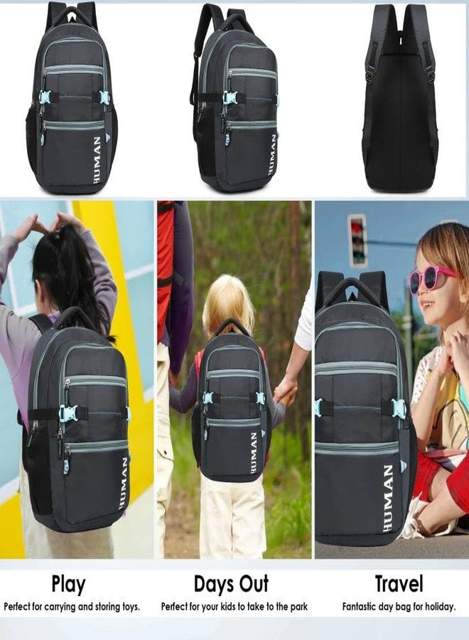 TRUE HUMAN EMPEROR® Multi-Purpose 15.6 Inch Laptop Padded Compartment Backpack with Comfort Strap Office, College, Travel Bag for Men and Women - Image 3