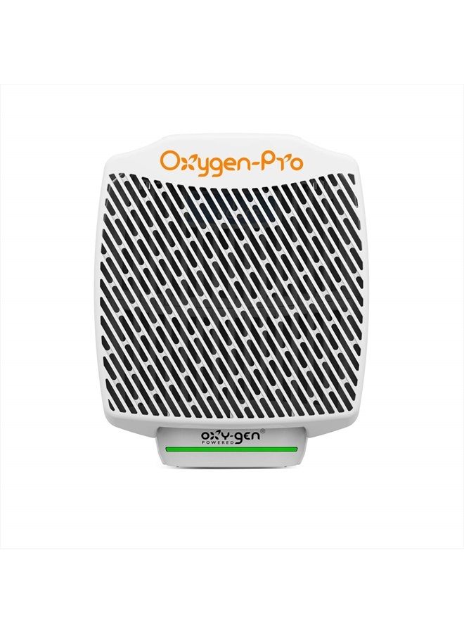 Oxygen-Pro - Fragrance Dispenser, Commercial Air Freshener and Deodorizer, Wall Mounted, Battery Operated Automatic Dispenser, Odor Eliminator and Fragrancing System (1 Pack)