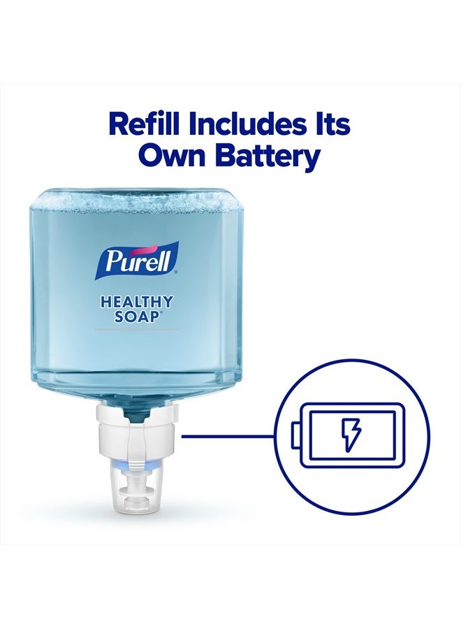 Purell صابون صحي من PURELL براند، رغوة لطيفة وخالية من العطور، عبوة إعادة تعبئة سعة 1200 مل لجهاز توزيع الصابون الأوتوماتيكي PURELL ES8 (عبوة من 2) - 7772-02 - من تصنيع GOJO, Inc. - Image 4