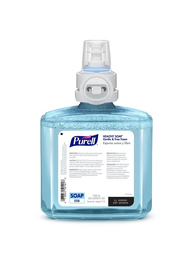 Purell صابون صحي من PURELL براند، رغوة لطيفة وخالية من العطور، عبوة إعادة تعبئة سعة 1200 مل لجهاز توزيع الصابون الأوتوماتيكي PURELL ES8 (عبوة من 2) - 7772-02 - من تصنيع GOJO, Inc. - Image 2