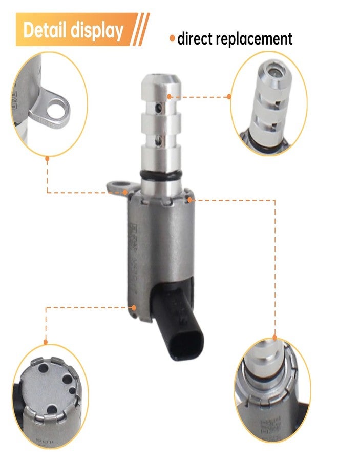 McrGinly Oil Pressure Control Solenoid Valve Variable Valve Timing Actuator Valve Compatible with Beetle CC Passat Golf Cabriolet Tiguan A4/Quattro Altea 06H115243F 06H115243L 06H115243E - Image 5
