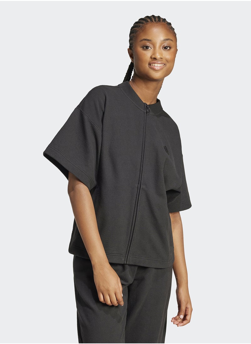 Adidas All Szn Cloud Full-Zip Shirt  - Image 1