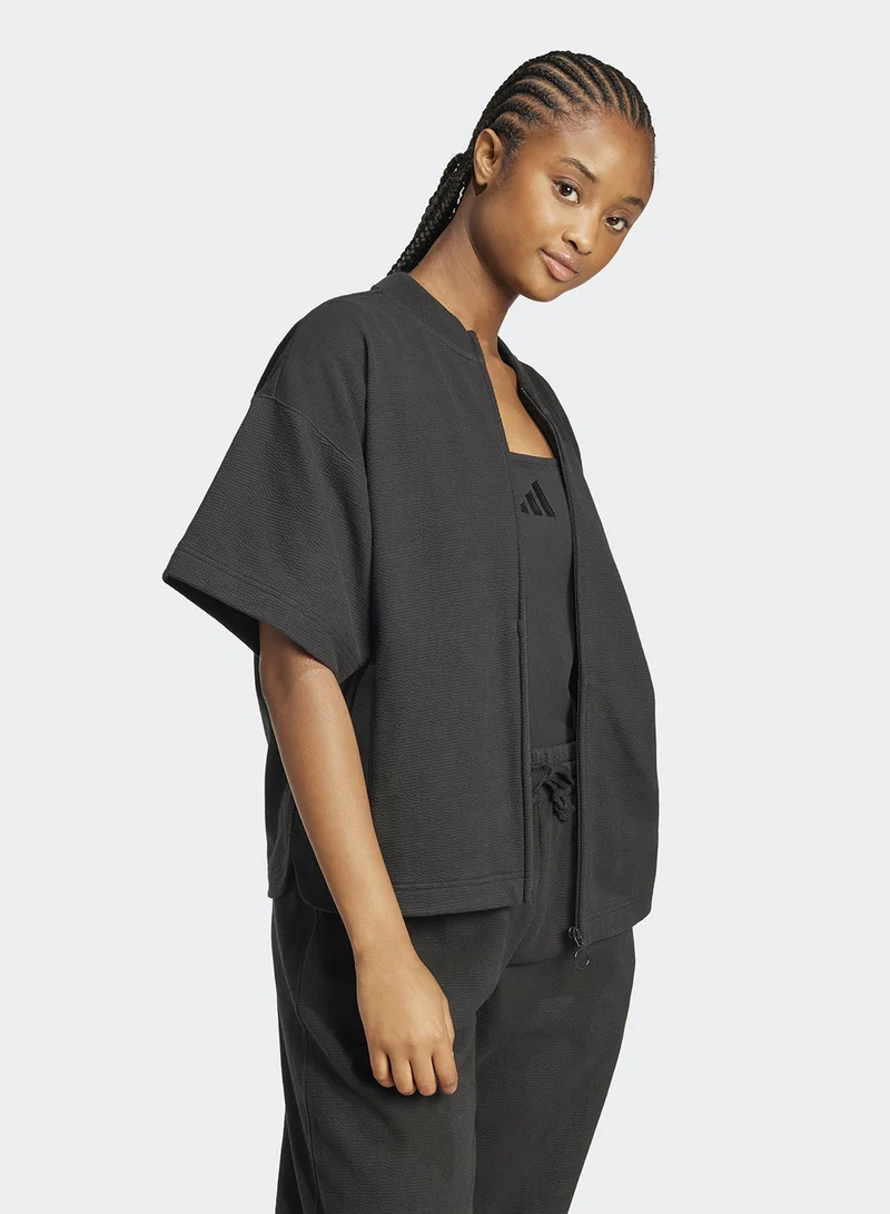 Adidas All Szn Cloud Full-Zip Shirt