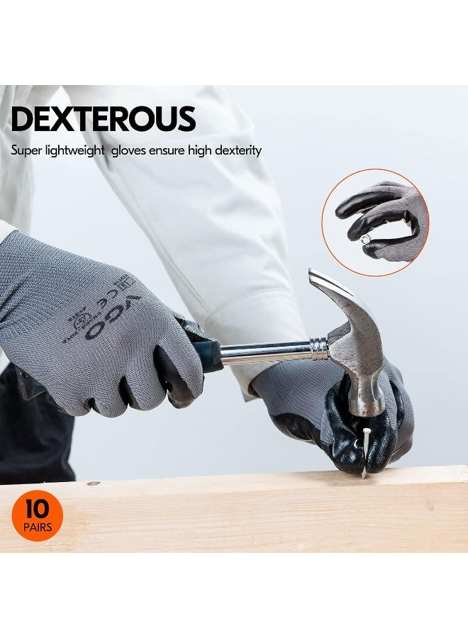 VGO Vgo Safety Work Gloves, Gardening Gloves, Dipping Polyurethane Coated (PU2103)  - Image 5