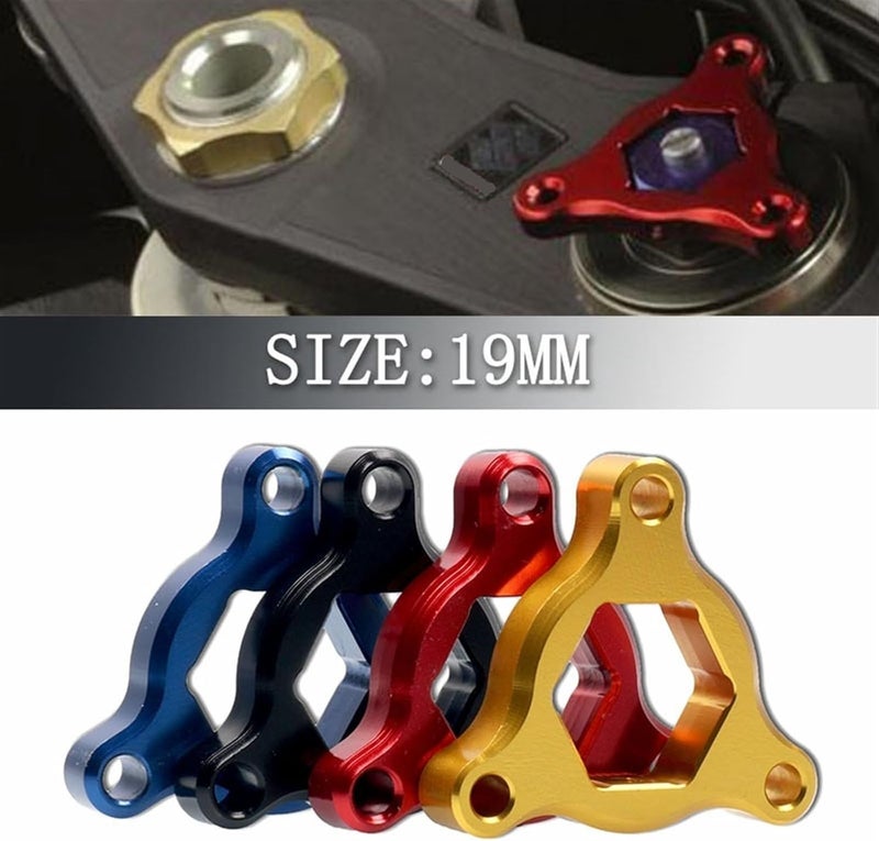 QASULER 19mm CNC Suspension Fork Preload Adjusters for BMW - Image 2