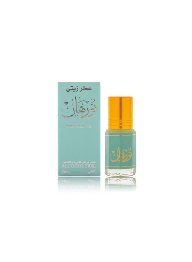 بانافع عطر نورهان الاخضر زيتي من بانافع للعود 3 مل - Image 1