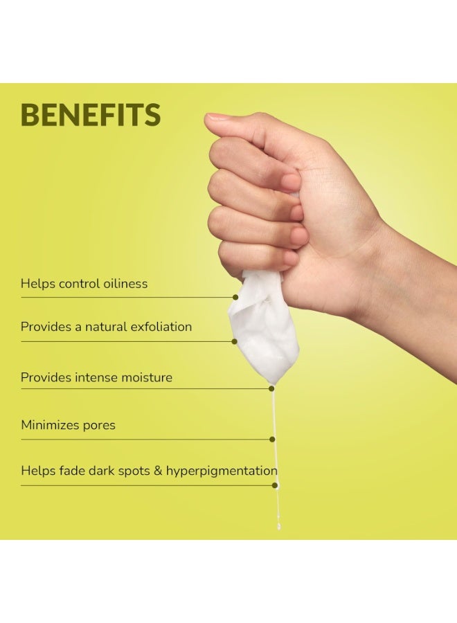 MIRABELLE Lemon Facial Serum Sheet Mask | Pore Tightening & Oil Control | (Pack Of 1), 25Ml - Image 3