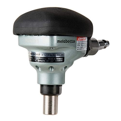 Metabo HPT Palm Nailer, Pro-preferred Pneumatic Power Nailers, Palm Tool for Joist Hangers & Connectors, Magnetic Nose for Precise Fastening, 360° Swivel Plug, 2-1/2″ to 3-1/2″ Bulk Fasteners, NH90AB - Image 1