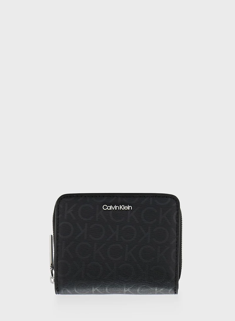 CALVIN KLEIN Logo Detailed Wallet