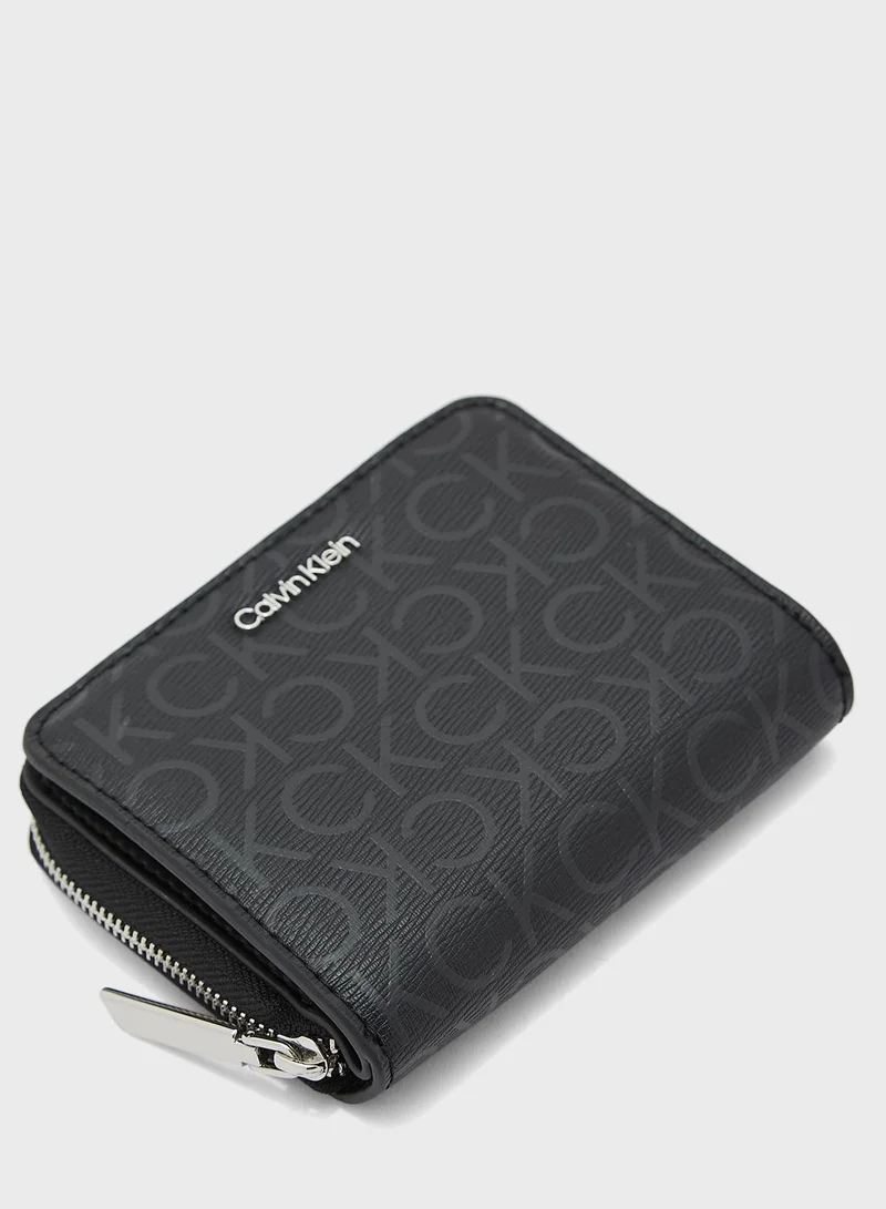 CALVIN KLEIN Logo Detailed Wallet
