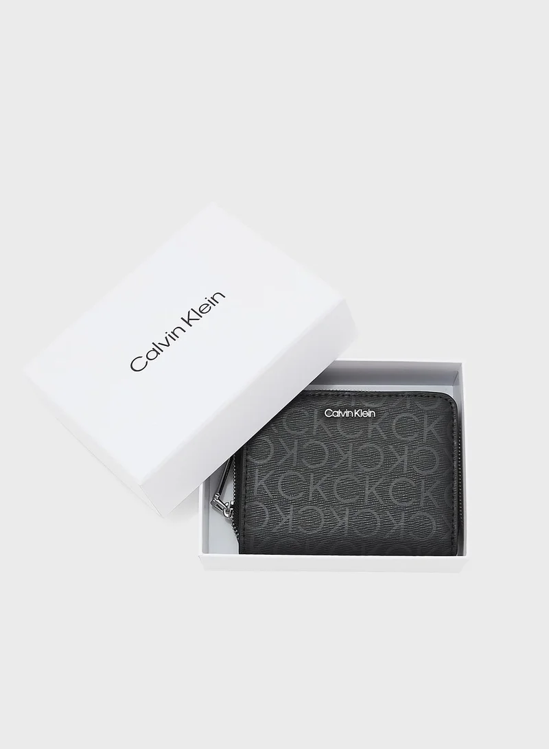 CALVIN KLEIN Logo Detailed Wallet