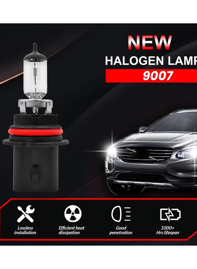 Loquat LIGRO 4PCS Premium Halogen Bulbs High Quality Quartz Glass for Bright and Clear Light 9007 12V, 100/80W 1PCS BL10304 - Image 4