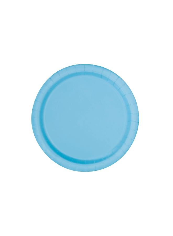 Unique 16 طبق أزرق باودر 9'' - Image 1
