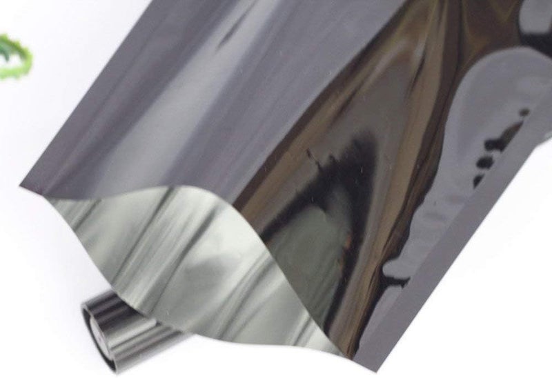 WACCOMT Pack 100pcs Mylar Bags Open Top Aluminum Foil Heat Seal Mylar Packaging Vacuum Pouches for Food Candy Storage Heat Sealable Foil Material Flat Wraps (Black, 8 x 12cm (3.1 x 4.7inch)) - Image 5