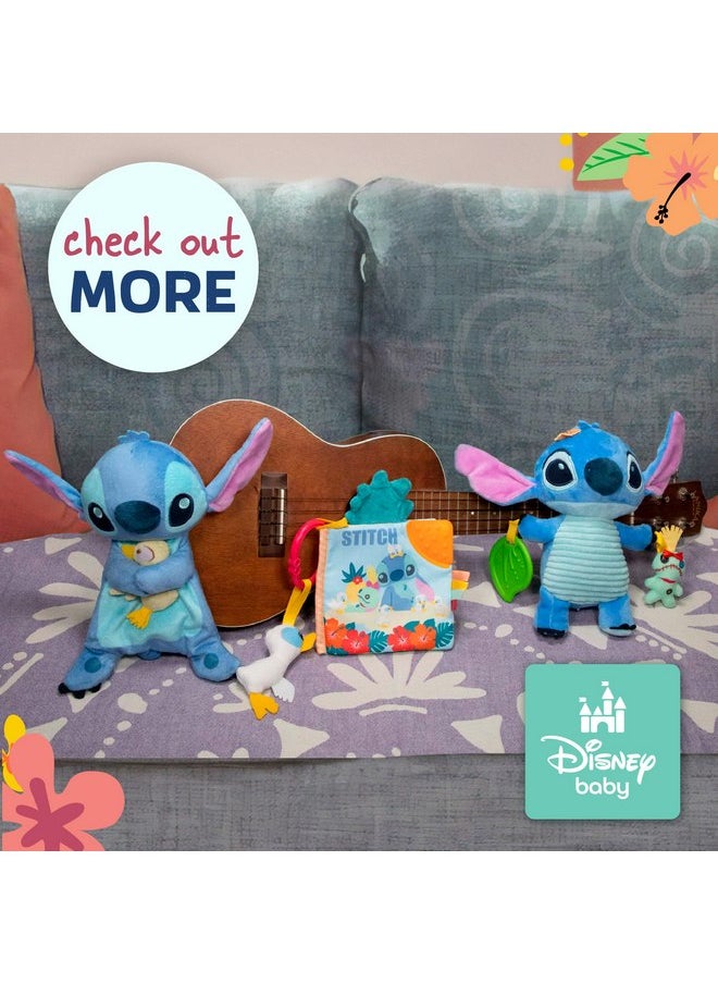Kids Preferred - Kids Preferred Disney Baby Lilo and Stitch 12 Inch Stitch Baby Lovey Security Blanket Snuggle Toy Stuffed Animal for Newborn Infants and Babies - Image 1