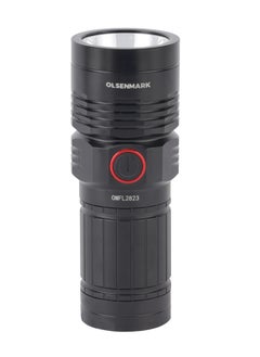 Olsenmark Olsenmark LED Flashlight with Power Bank- OMFL2823, Aluminum Housing with 25W High Power LED, 3000 Lumen, 15 Hours Working Time, Lithium-Ion Battery with Power Reminder  - Image 3