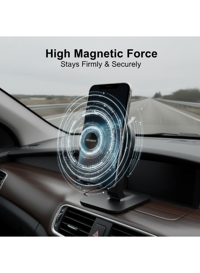 PROMASS Magnetic Phone Holder  Strong Magnet Mount for Car Dashboard Office & Home Universal Compatibility for iPhone & Android - Image 3