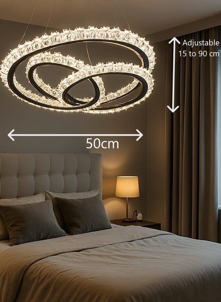 تيك لايت ثريا ليد حديثة-3 إضاءات-منحنية- 50554 - Image 2