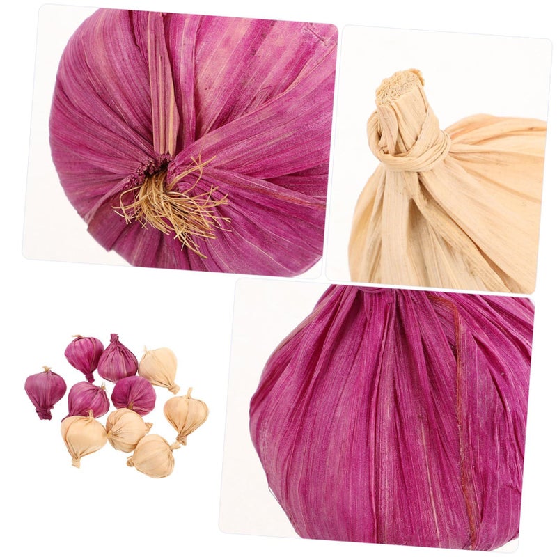 10pcs Realistic Artificial Garlic Simulation Vegetables Kitchen Photography Home Display Party Decoration Educational Use Retail Spaces - Image 4