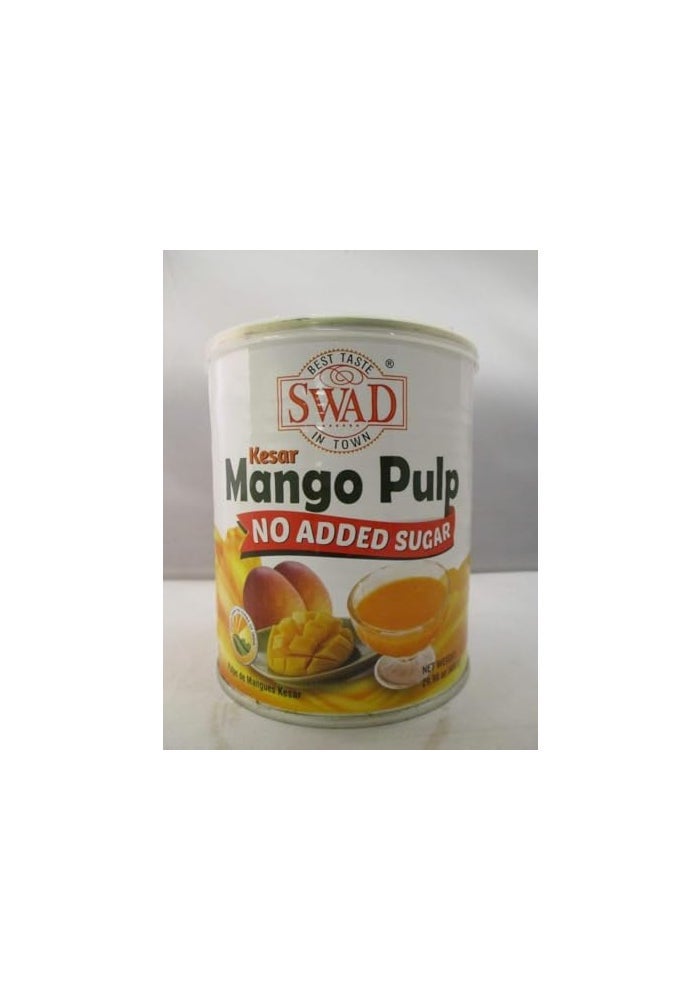 Swad NO ADDED SUGAR Kesar Mango Pulp  850 Grams - Image 1
