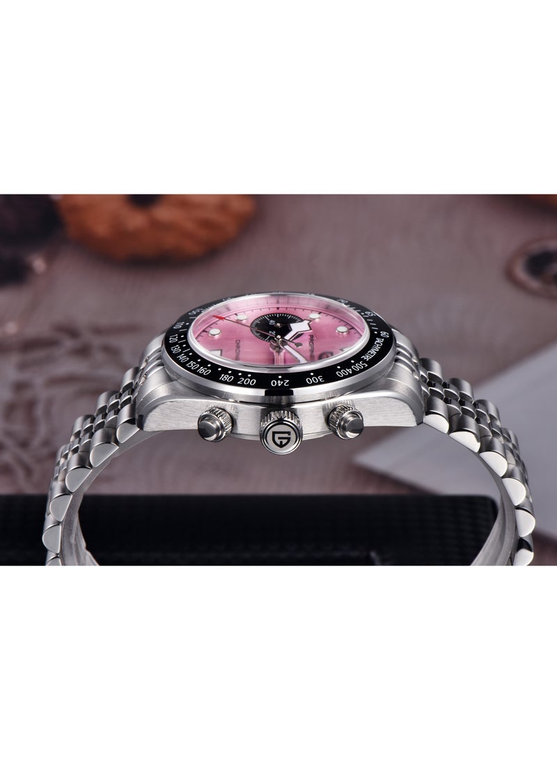 PAGANI DESIGN Men's Business Watches, Sports Watches, Chronographs Watches, With Sub-Dials, Stainless Steel Straps, Luxury Sports Watches, PD1813  - Image 3
