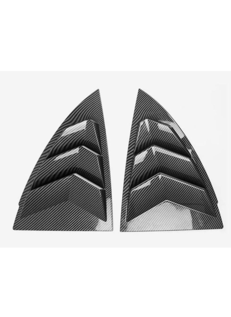For Tesla Model Y 2022 & 2023,Car Accessories Rear Window Triangle Sticker Shutter Decorative Patch Cover Trim Car styling (Grey color only)
