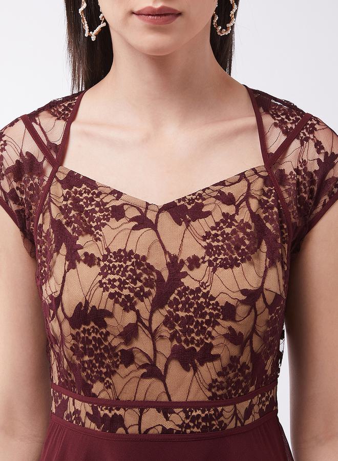 Miss Chase Lace Bodice Maxi Dress  - Image 4