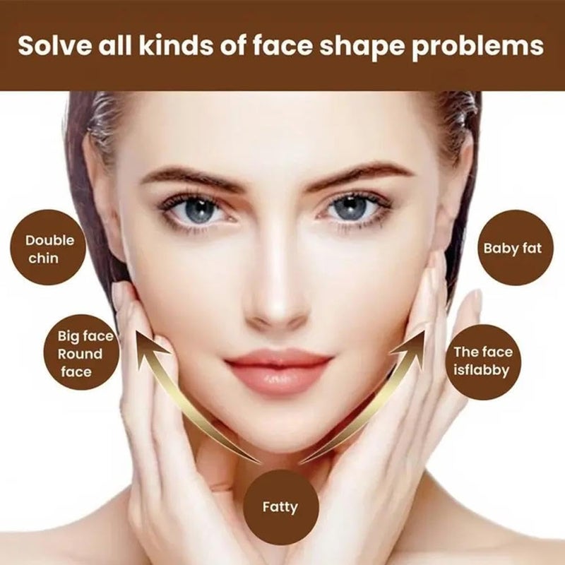 bosig V Line Facial Slimming Strap Silicone Face Lift Up Facial Slimming Bandage Mask Cheek Chin Neck Slimming Thin Belt pack of 1 - Image 4
