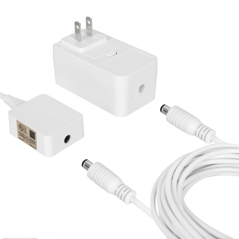 Litcessory Power to Controller Extension Cable for Philips Hue Lightstrip Plus/Gradient, NOT for Solo & Omniglow Lightstrip (25ft, 1 Pack, White) - Image 2