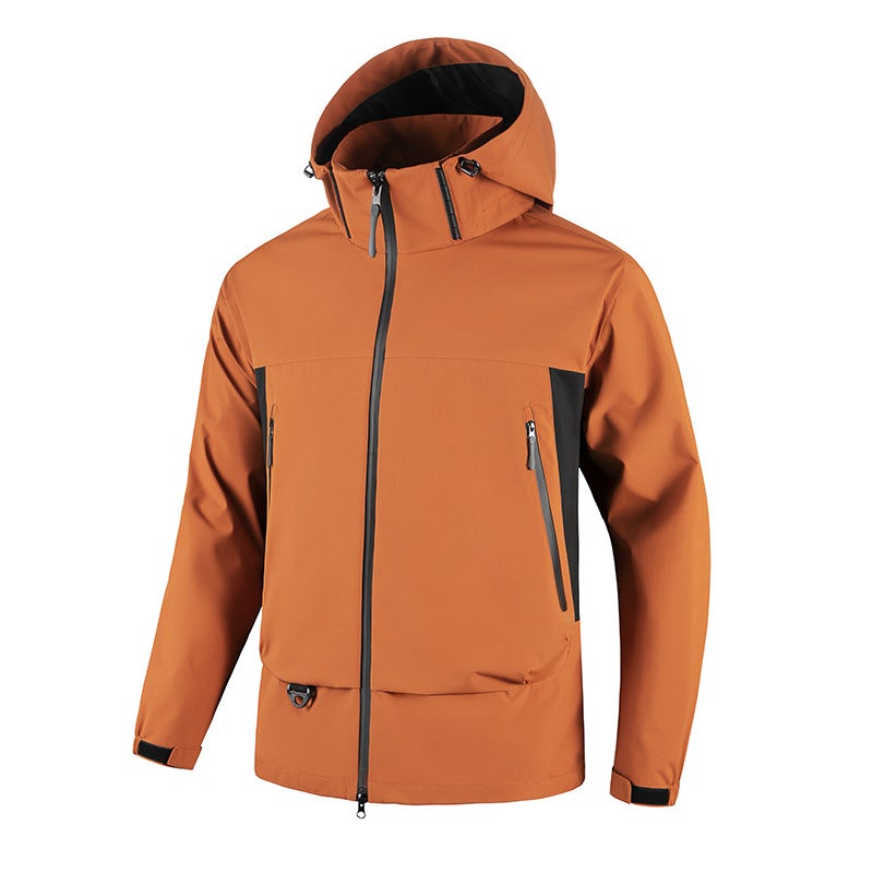 Trendy Charge Clothes Men'S And Women'S Same Style Outdoor Detachable Hooded Casual Jacket Windproof Waterproof Jacket For Men - Image 2