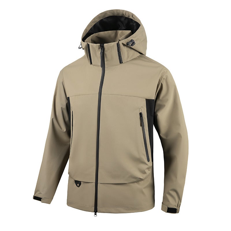 Trendy Charge Clothes Men'S And Women'S Same Style Outdoor Detachable Hooded Casual Jacket Windproof Waterproof Jacket For Men - Image 3