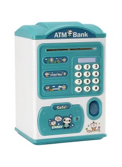 Interactive Kids ATM Bank Teach Saving Habits with Password Protection Automatic Money Handling and Decorative Lights