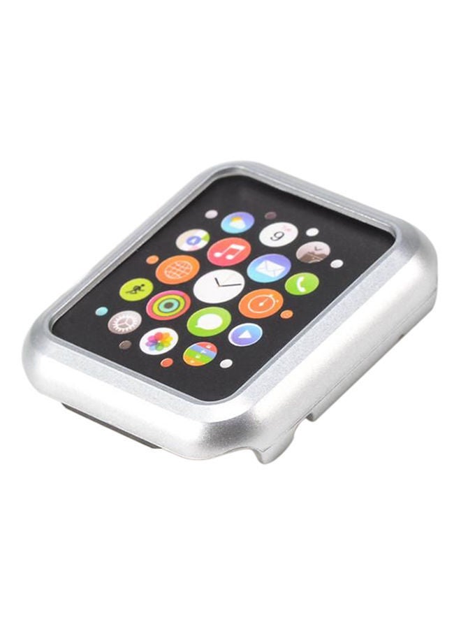 NIBEMINENT Protective Case For Apple Watch Series 2 42mm Silver 