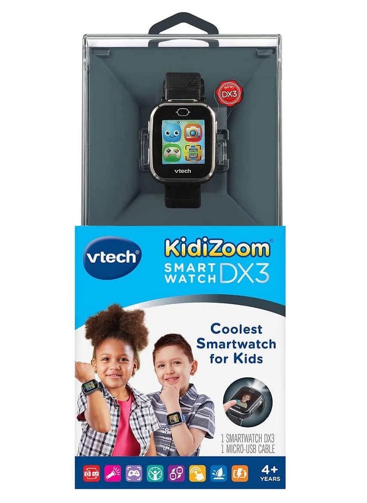 vtech VTech KidiZoom Smartwatch DX3 (Black)  - Image 2